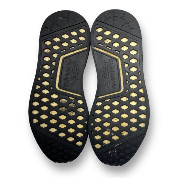 Adidas S76519 Boost NMD R1 Blackout Lace-up Running Sneakers Size 8.5 Men's - Picture 4 of 8